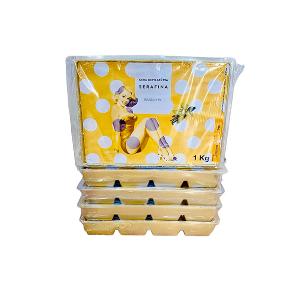COMBO CERA DEPILATÓRIA BARRA BAUNILHA (HARD WAX) 5 KG