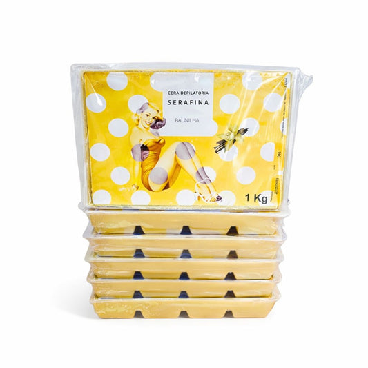 COMBO CERA DEPILATÓRIA BARRA BAUNILHA (HARD WAX) 5 KG