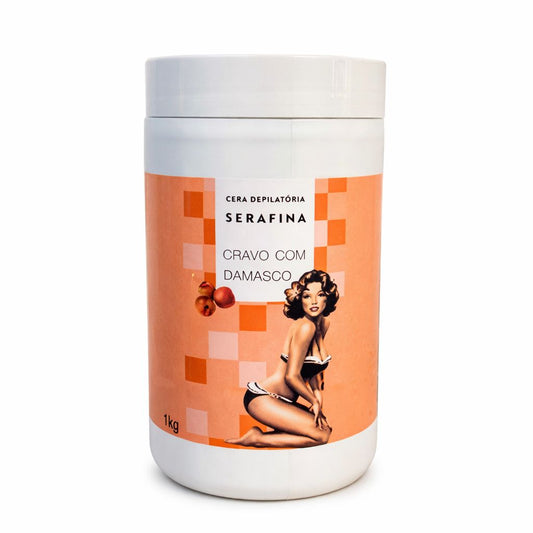 CERA DEPILATÓRIA EM POTE CRAVO COM DAMASCO (STRIP WAX)